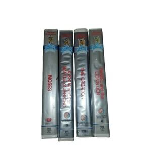 Hanna Barberas Greatest Adventure Stories from the Bible VHS Tapes Lot of 4